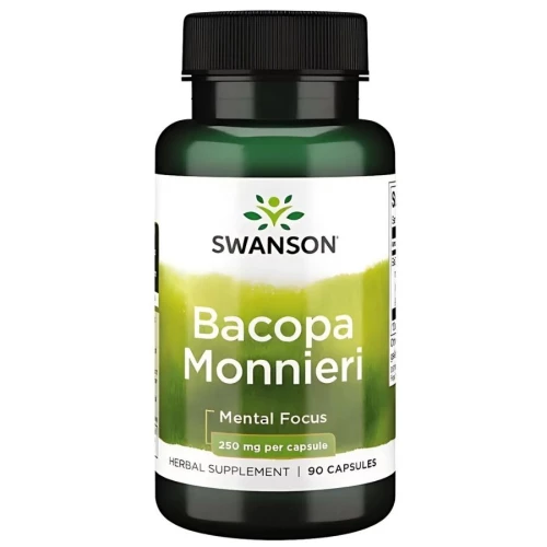 Swanson - Bacopa Monnieri Extract BaCognize - 90 kapsułek Swanson - Bacopa Monnieri Extract BaCognize - 90 kapsułek